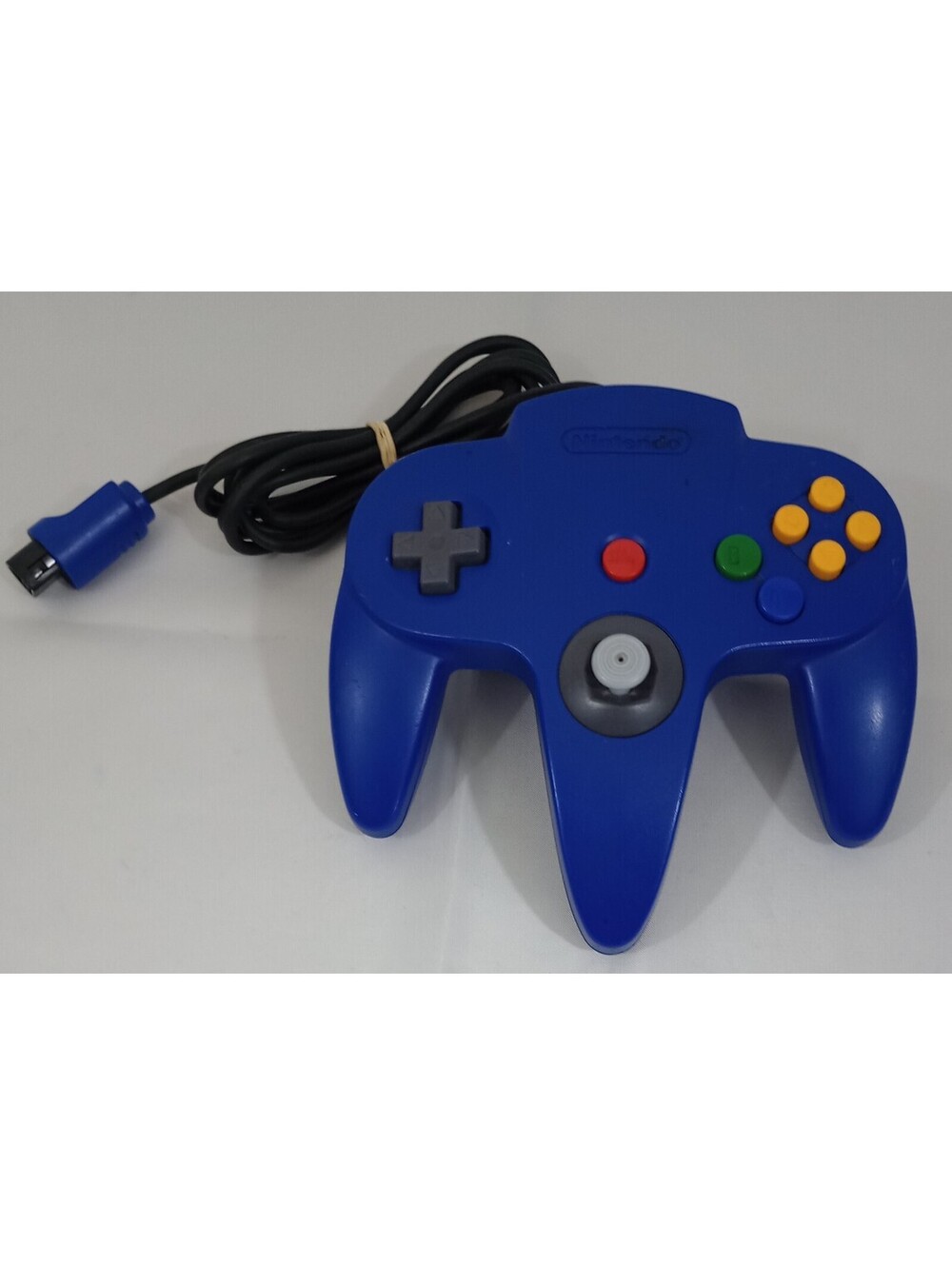 Nintendo 64 N64 OEM Authentic NUS-005 Controller Blue *Tested & Working